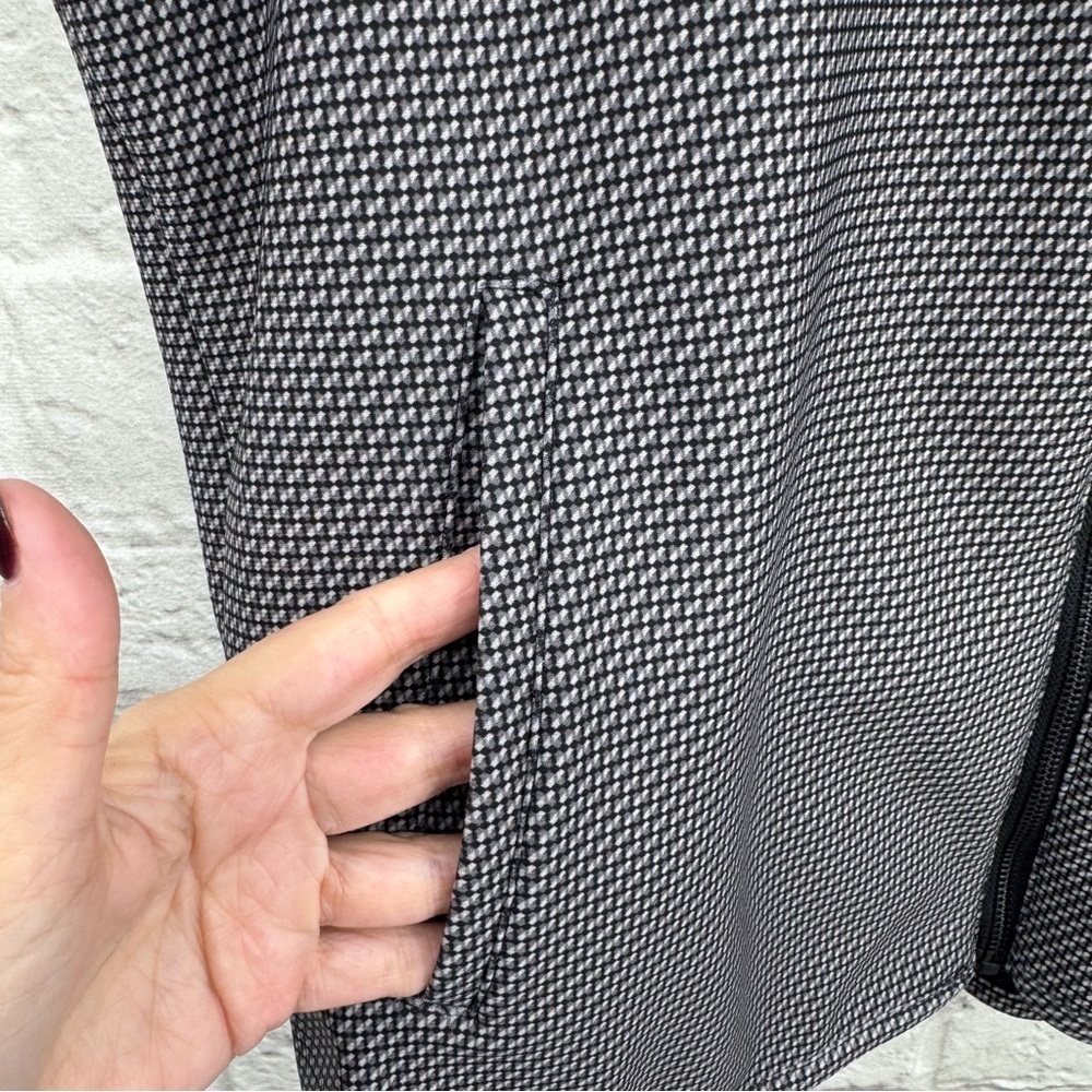 Con.Struct Men's Full-Zip Vest Micro-Print Silvadur Technology Size M Layering - Picture 3 of 13